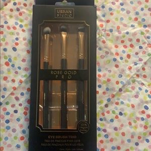 NIB Eye-brush Trio, Rose Gold Pro